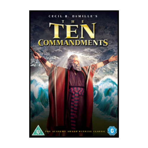 ----- Winner of 1 Academy Award ----- The Ten Commandments - Charlton Heston (1956) [U]