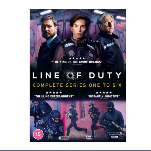 Line Of Duty (Complete Series 1 - 6) - Martin Compston (2021) 15 12 DVD Set