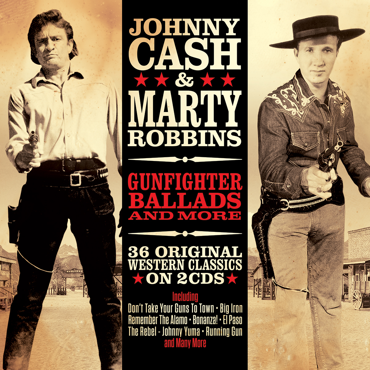 Johnny Cash & Marty Robbins - Gunfighter Ballads and More (2 CD Set)